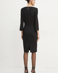 W4-AB007 Abito Longuette Nero