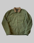 UW4- Trucker Jacket Canvas Plain Army Man