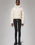 W4-15150 Piumino Alta Short Puffer Dune Woman
