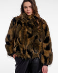 W6-AMBRA Giacca Ecopelliccia Animal