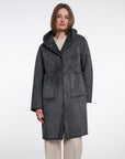 W6-AMI Cappotto Lungo Urban Teal