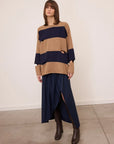 W6-DK9372 Maglione a Righe