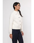 W5-BUBBLY Jacket Boxy Snow White