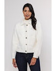 W5-BUBBLY Jacket Boxy Snow White