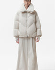 DW6-CELIA APRICA Piumino Bianco Crema 023 Woman