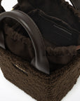 DW5-CUBO Bag Teddy Chocolate Woman
