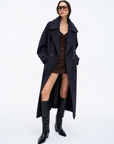 W6- K55-A DAHLIA Cappotto Blu