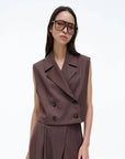 W6-Q83 ZINNIA Gilet Kasha