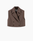 W6-Q83 ZINNIA Gilet Kasha