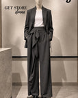 W6-U503 Pantalone Sartoriale Nero