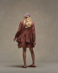 SD5-3395 Giacca Masculine Premium Reddish Brown Woman