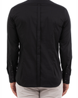 W3-UVAF52 Camicia Slim Nera Man