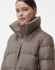 DW6-ENORA PRATO Piumino Cappuccino 208 Woman