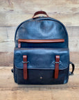 523 Zaino Business Pelle Vegetale Blue
