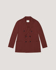 SD5-3395 Giacca Masculine Premium Reddish Brown Woman