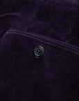 WD5-FD3626 Pantalone Wide Leg Velour Blu/Viola Woman
