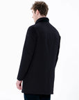 FONDO PRATO 801 Cappotto Lana Blu Man