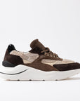 DW5-FUGA Sneakers Natural/Chocolate Woman