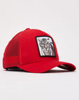 S6-0392 TRUCKER Tiger RED