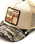 W6-3667 TRUCKER Engraved Camo Duck Drifter CAM01