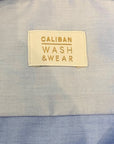 W3-SMTFWG Camicia Slim Wash&Wear Azzurra Man