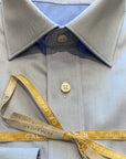 W3-SMTFWG Camicia Slim Wash&Wear Azzurra Man