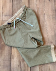 W3-TURN102 Pantalone Reversibile Beige Man