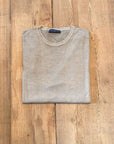 W2-0002 Maglia Lana Girocollo Beige30 Man