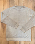 W2-0002 Maglia Lana Girocollo Beige30 Man