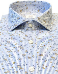 S4-T8HCUU Camicia Regular Righe e Fiori Man