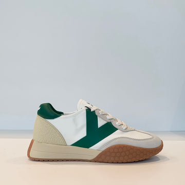 US4-KM9313 Sneaker White/Green Man