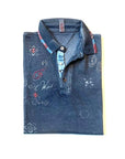S4-CLIPPER86 Polo Dipinta Blu Man