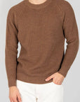 UW4-REBEL Maglia JAMES DEAN Gircollo Tabacco Man
