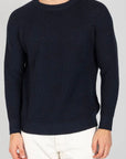UW4-REBEL Maglia JAMES DEAN Gircollo Blu Notte Man