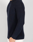 UW4-REBEL Maglia JAMES DEAN Gircollo Blu Notte Man