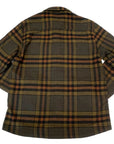 W4-856 Overshirt Check Army Green Man