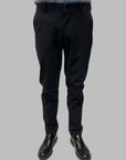 UW4-236 Pantalone Winter Micro Chino Week End Blu/Black 61B Man
