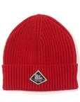 Cappello BEANIE Knitted Winter Red Unisex
