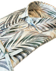 S5-616 Camicia Lino Fantasia White/Green Man