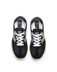 DS5-9312 Sneaker Black/Gold/Black Woman