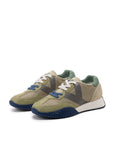 US5-9758 Sneaker Khaky/Avio/Beige Man
