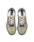 US5-9758 Sneaker Khaky/Avio/Beige Man