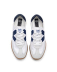 US5-9313 Sneaker White/Navy Man