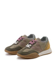 DS5-9757 Sneaker Khaky/Purple/Yellow Woman