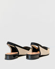 S5-76408 Ballerina Tessuto Crema Nero