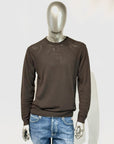 S5-0303 Maglia Girocollo Rasato Moro Man