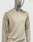 S5-0303 Maglia Girocollo Rasato Tortora Man