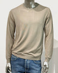 S5-0303 Maglia Girocollo Rasato Tortora Man