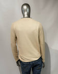 S5-2125 Maglia Girocollo Cotone Ecru Man