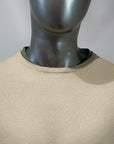 S5-2125 Maglia Girocollo Cotone Ecru Man
